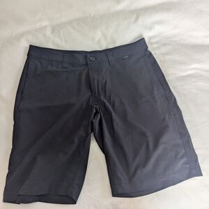 Travis Mathew Charcoal Flat Front Shorts